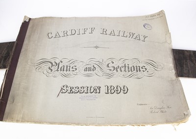Lot 708 - GWR Victorian and Later Railway Plans Cardiff Railway and Bridges Banbury Road Bridge and Bridge at Claverdon (3)