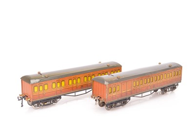 Lot 742 - Hornby 0 Gauge Metropolitan Railway Coaching Stock (2)