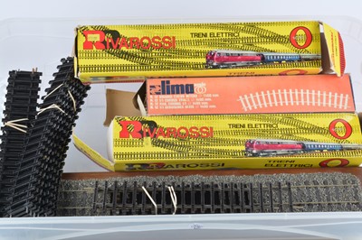 Lot 745 - Rivarossi and Lima 0 Gauge Track and a scenic  Rolling Road for a display model (qty)