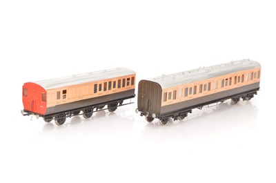 Lot 774 - Two scratch- or kit-built Finescale Gauge 1 LSWR Coaches (2)