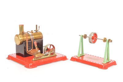 Lot 797 - A Mamod Live Steam SE1 reversing Engine and Lineshaft (3 inc burner)