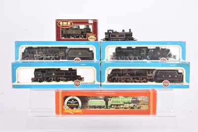 Lot 524 - Airfix Hornby Tri-ang 00 gauge Steam Locomotives