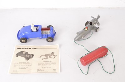 Lot 360 - Marx Sparking Hot Rod and MIC Hong Kong Jet Propeller car