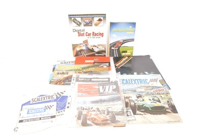 Lot 386 - Scalextric Catalogues and other ephemera and Books and VIP Leaflets