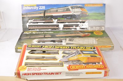 Lot 453 - Hornby 00 gauge High Speed Train sets in original boxes (3)