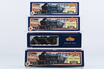 Lot 605 - Modified Bachmann  00 gauge Steam Locomotives and Tenders in original boxes (4)
