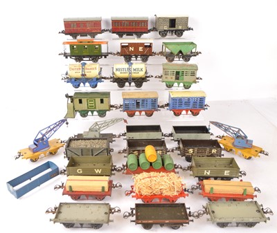 Lot 713 - Assorted Hornby 0 Gauge unboxed Rolling Stock (qty)