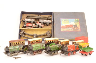 Lot 729 - Hornby 0 Gauge clockwork M series Trains (qty)