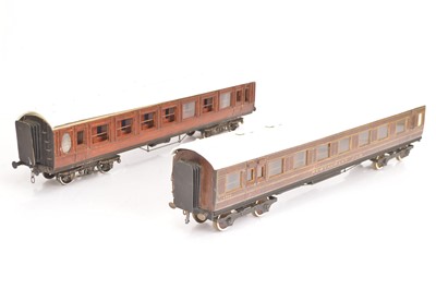 Lot 766 - A Pair of Gauge 1 wooden-bodied Coaches by Milbro and A N Other (2)
