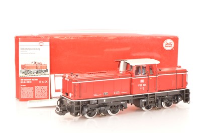 Lot 782 - An uncommon boxed LGB G Scale (Gauge 1) DB class V52 Bo-Bo Diesel Locomotive