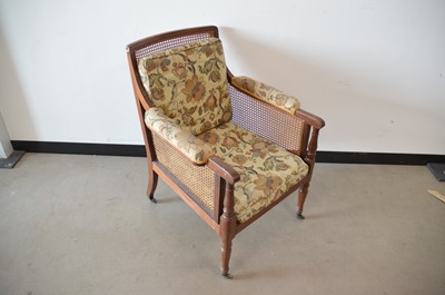 Lot 1 - A late 19th century armchair