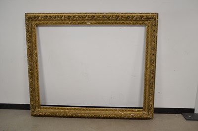 Lot 35 - A large gilt picture frame