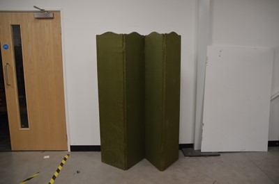 Lot 49 - A four panel foldable screen