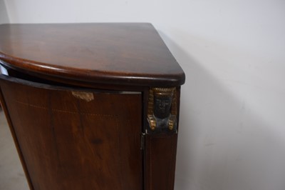 Lot 57 - A Regency style mahogany corner cabinet