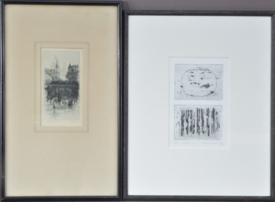 Lot 103 - Two etchings