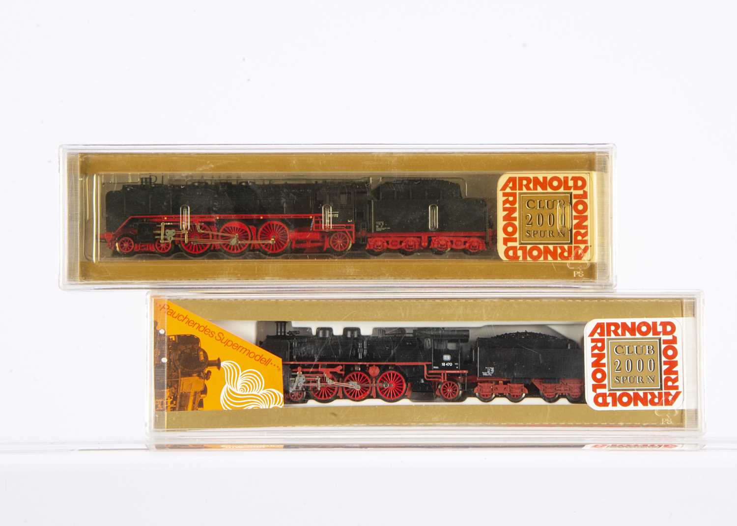 Lot 578 - Arnold N Gauge German Steam Locomotives with Tenders