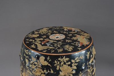 Lot 207 - A modern Chinese ceramic barrel stool