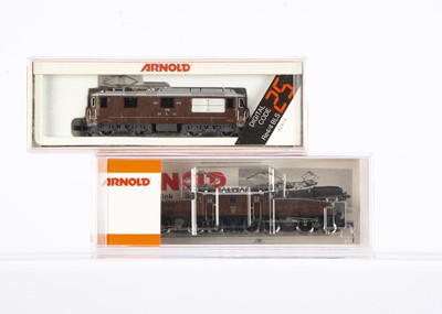 Lot 594 - Arnold N Gauge Swiss Electric Locomotives