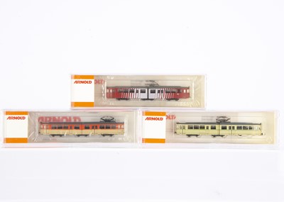 Lot 595 - Arnold N Gauge Electric Articulated Trams