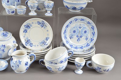 Lot 254 - A large collection of French Quimper faience ceramics