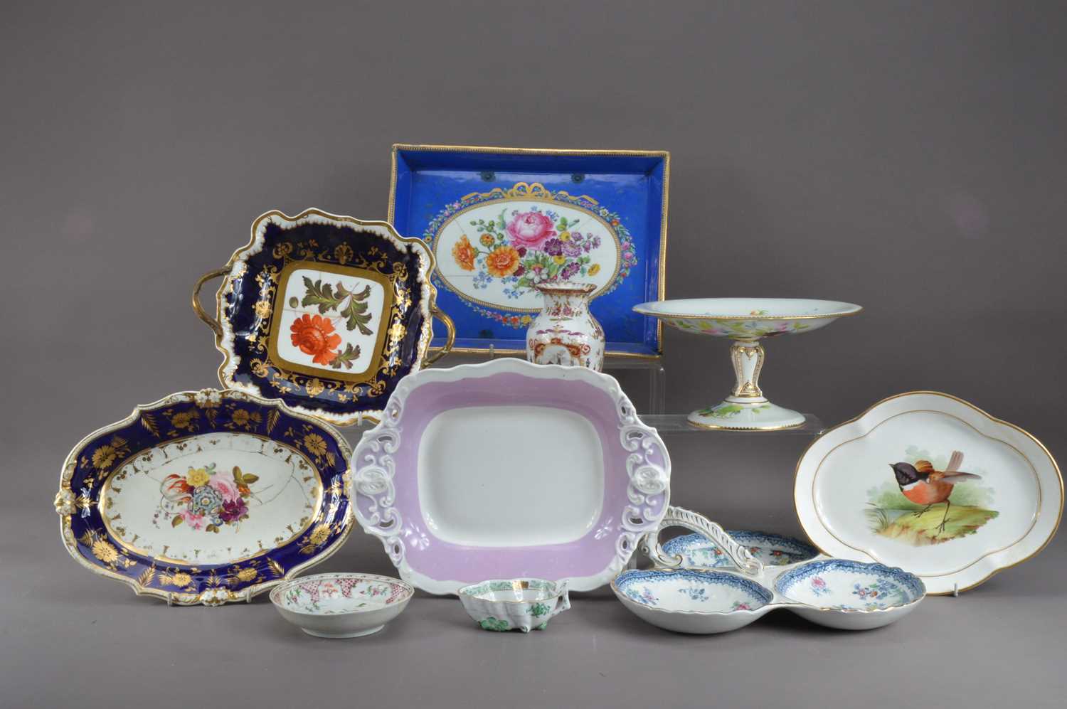 Lot 295 - A collection of 19th century and later British and Continental ceramics