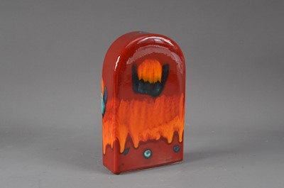 Lot 297 - A Poole pottery mantle clock
