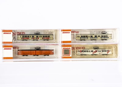Lot 600 - Arnold N Gauge Electric Articulated Trams