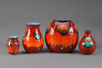 Lot 298 - Four Poole pottery vases