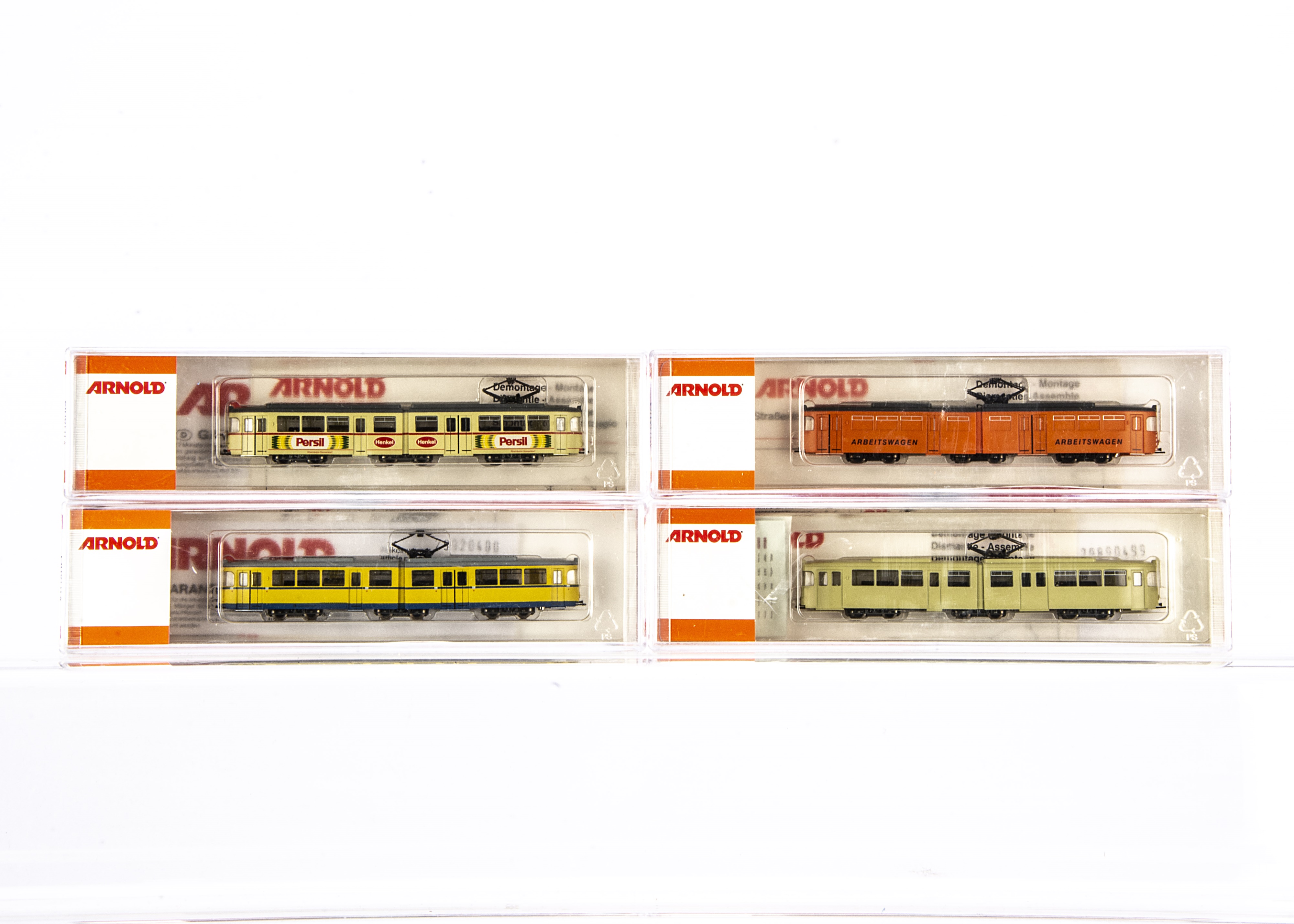 Lot 601 - Arnold N Gauge Electric Articulated Trams,