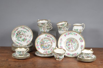 Lot 312 - A late 19th, early 20th century composite India Tree pattern service