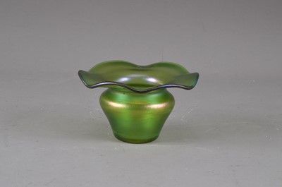 Lot 318 - A Loetz style coloured glass vase