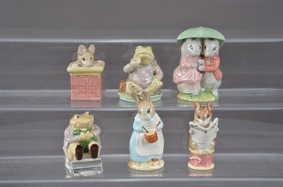 Lot 322 - A group of six Royal albert ceramic Beatrix Potter figurines