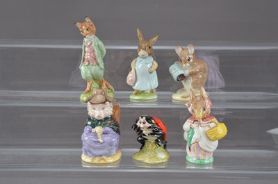 Lot 327 - A group of six Royal albert ceramic Beatrix Potter figurines