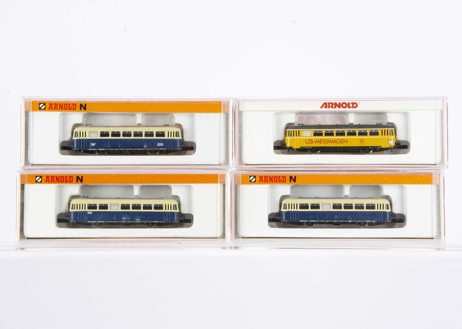 Lot 603 - Arnold N Gauge Austrian and German Diesel Railcars