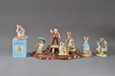 Lot 330 - An assorted collection of Beatrix Potter ceramics