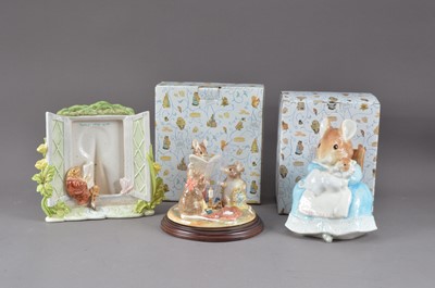 Lot 332 - An assorted collection of Beatrix Potter ceramics
