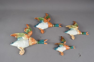 Lot 345 - A collection of ceramic graduated Beswick wall mounted ducks