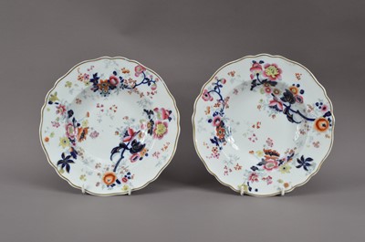 Lot 359 - Two Chamberlain of Worcester 19th century porcelain soup bowls