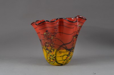 Lot 364 - A studio glass large vase