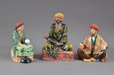 Lot 376 - Three Royal Doulton ceramic figurines