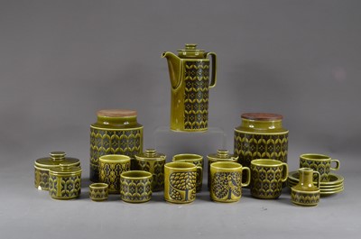 Lot 382 - A collection of Hornsea pottery tea coffee wares