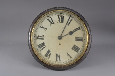Lot 395 - An early 20th century wall mounted clock
