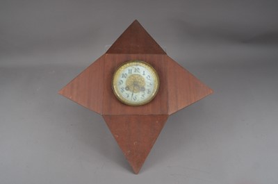 Lot 400 - A 20th century wooden wall clock