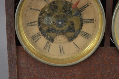 Lot 404 - An early 20th century 'Reliable Chess timer' in an oak case