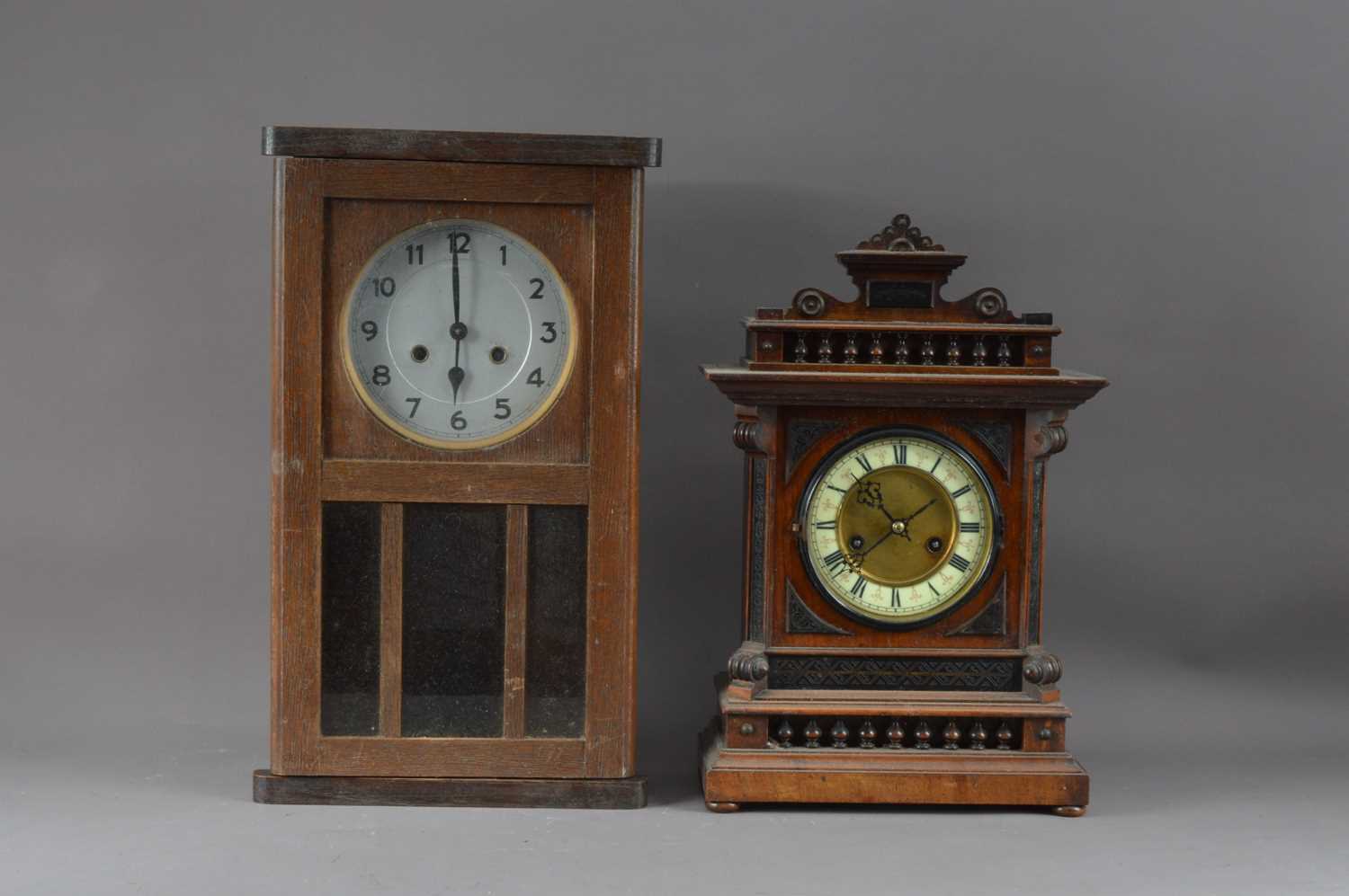 Lot 405 - Two clocks,