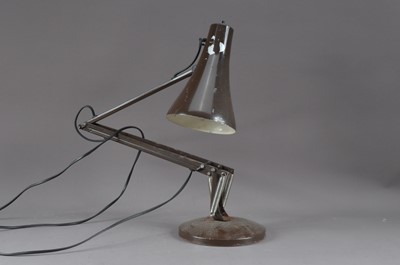 Lot 476 - A brown angle poise lamp
