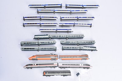 Lot 621 - Continental N Gauge High Speed Train Units and Coaching Stock
