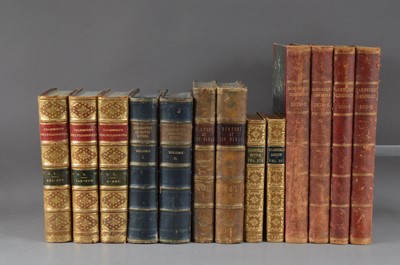 Lot 489 - A collection of leather bound books