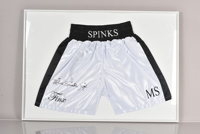Lot 90 - Michael Spinks Boxing Trunks