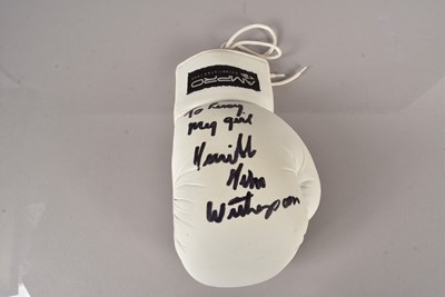 Lot 91 - Tim Witherspoon autographed Boxing Glove